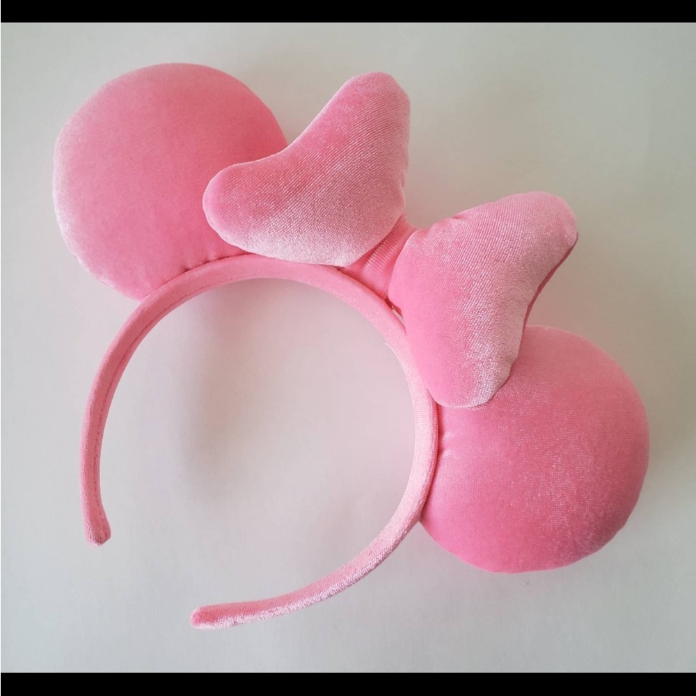 Bubblegum pink velvet Disney Minnie ears